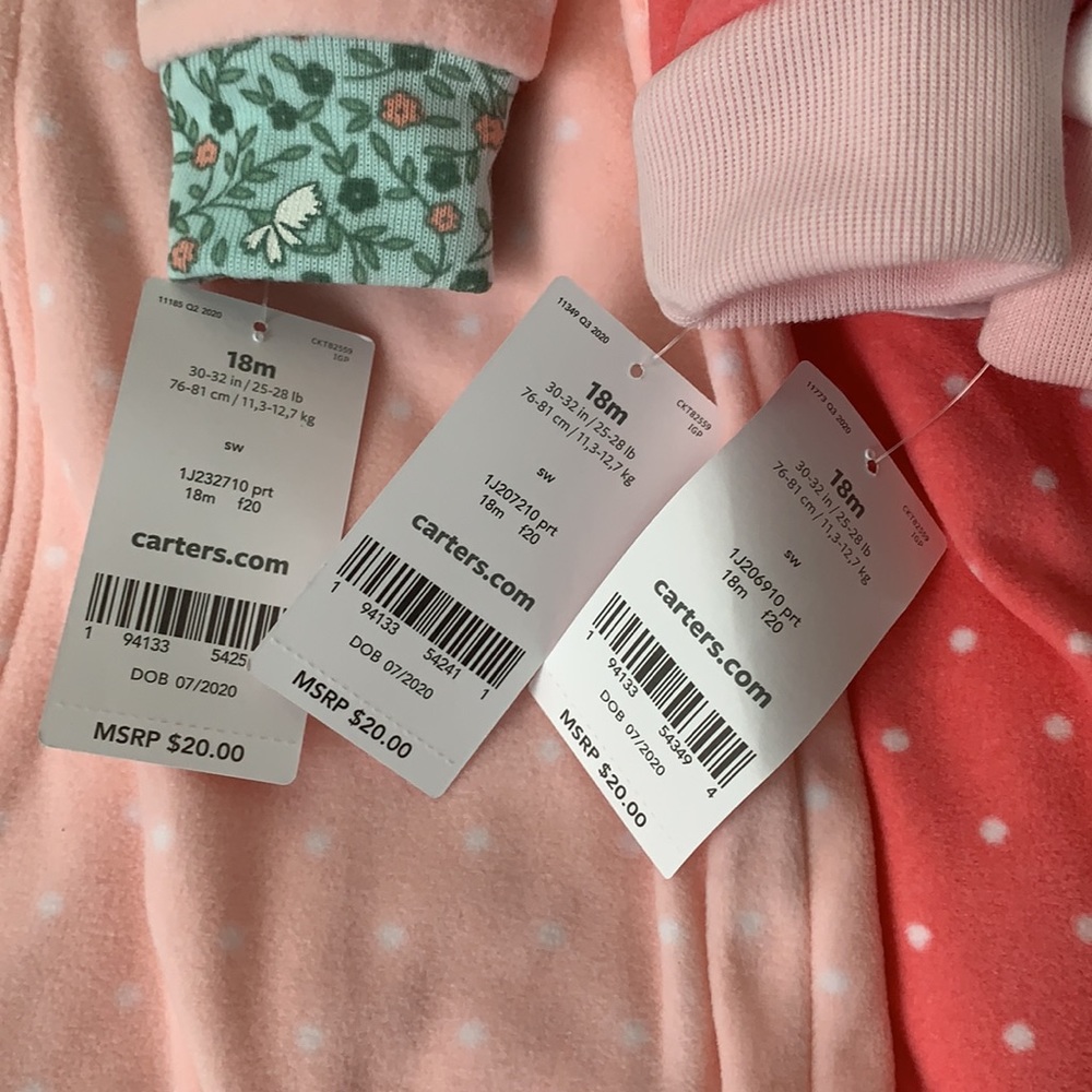 Three NWT Footies - Picture 2 of 2